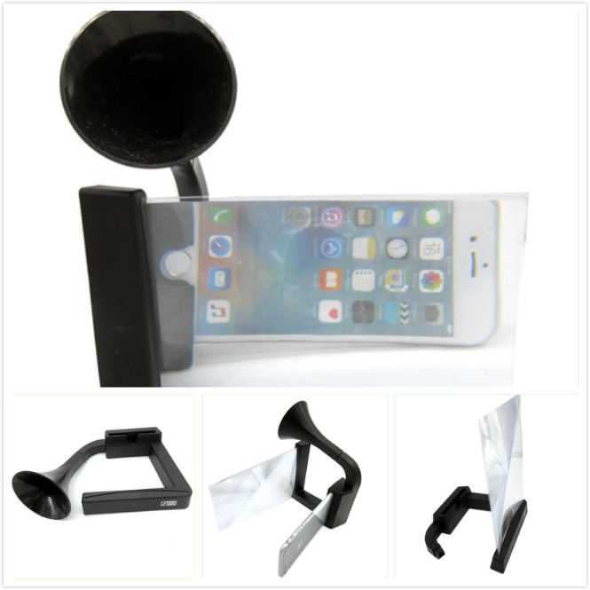 Mobile Phone Screen 3D Magnifier with Portable HD Amplifier Enlarge Stand Holder