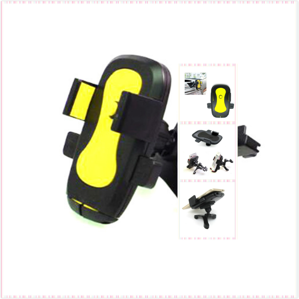 Anti-Slip Car Use Air Vent Phone Holder with 360 Degree Rotation for PAD/MP4/Samsung/Huawei/Xiaomi