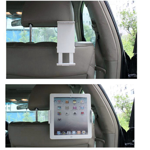 360 Degree Car Back Seat Headrest Mount Holder for iPad Mini/1/2/3/4/Air Galaxy Tablet