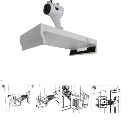 360 Degree Car Back Seat Headrest Mount Holder for iPad Mini/1/2/3/4/Air Galaxy Tablet