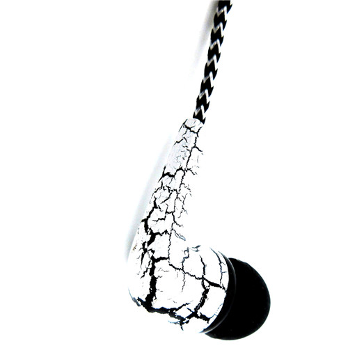 Crack Earphone 3.5MM Cloth Rope Super Bass Music Earphones In-ear Stereo Drive-by-wire Earphones