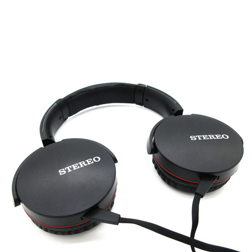 HiFi Stereo Extra Bass Metal Headphones Video Game Headband Headset with Mic for iPhone/Samsung