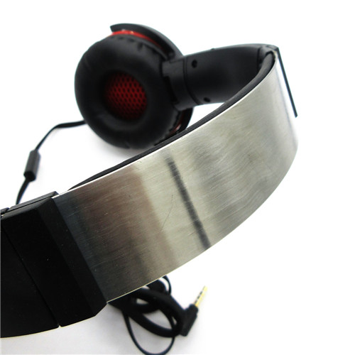 HiFi Stereo Extra Bass Metal Headphones Video Game Headband Headset with Mic for iPhone/Samsung