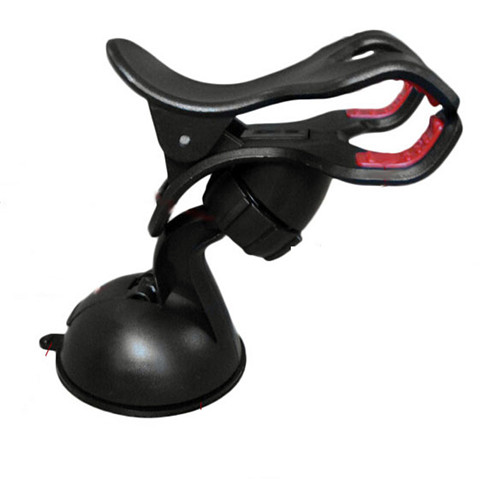 Car Windshield Dashboard Dual Two Arm Grip Suction Cup Stand Holder Mount Windscreen Clamp Clip