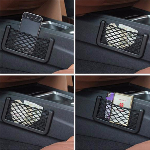 Car Accessories Car Storage Network with Strong Magic Tape for Mobile Phone/Cigarette/Lighter