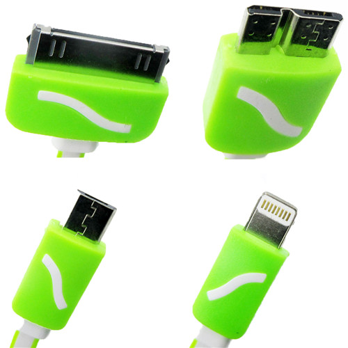 4 in 1 3.0 Cord Retractable USB Cable Charging Phone Data Cable For IOS iPhone And Android Phone