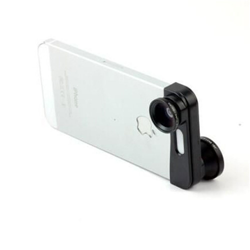 3 in 1 Fish eye + Wide Angle + Macro Camera Photo Zoom Lens Kit for iPhone 5 5s