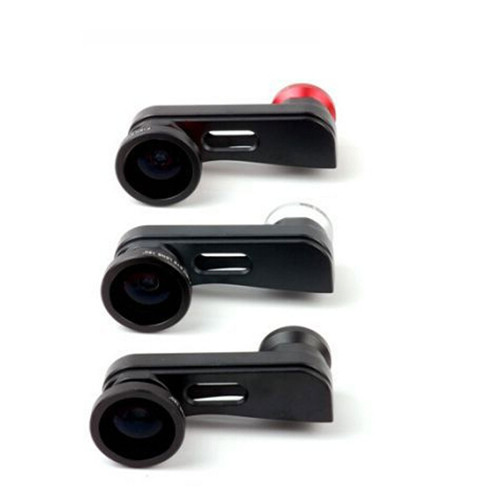 3 in 1 Fish eye + Wide Angle + Macro Camera Photo Zoom Lens Kit for iPhone 5 5s