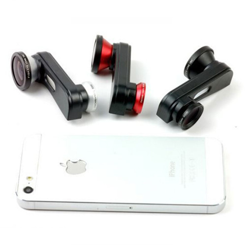 3 in 1 Fish eye + Wide Angle + Macro Camera Photo Zoom Lens Kit for iPhone 5 5s