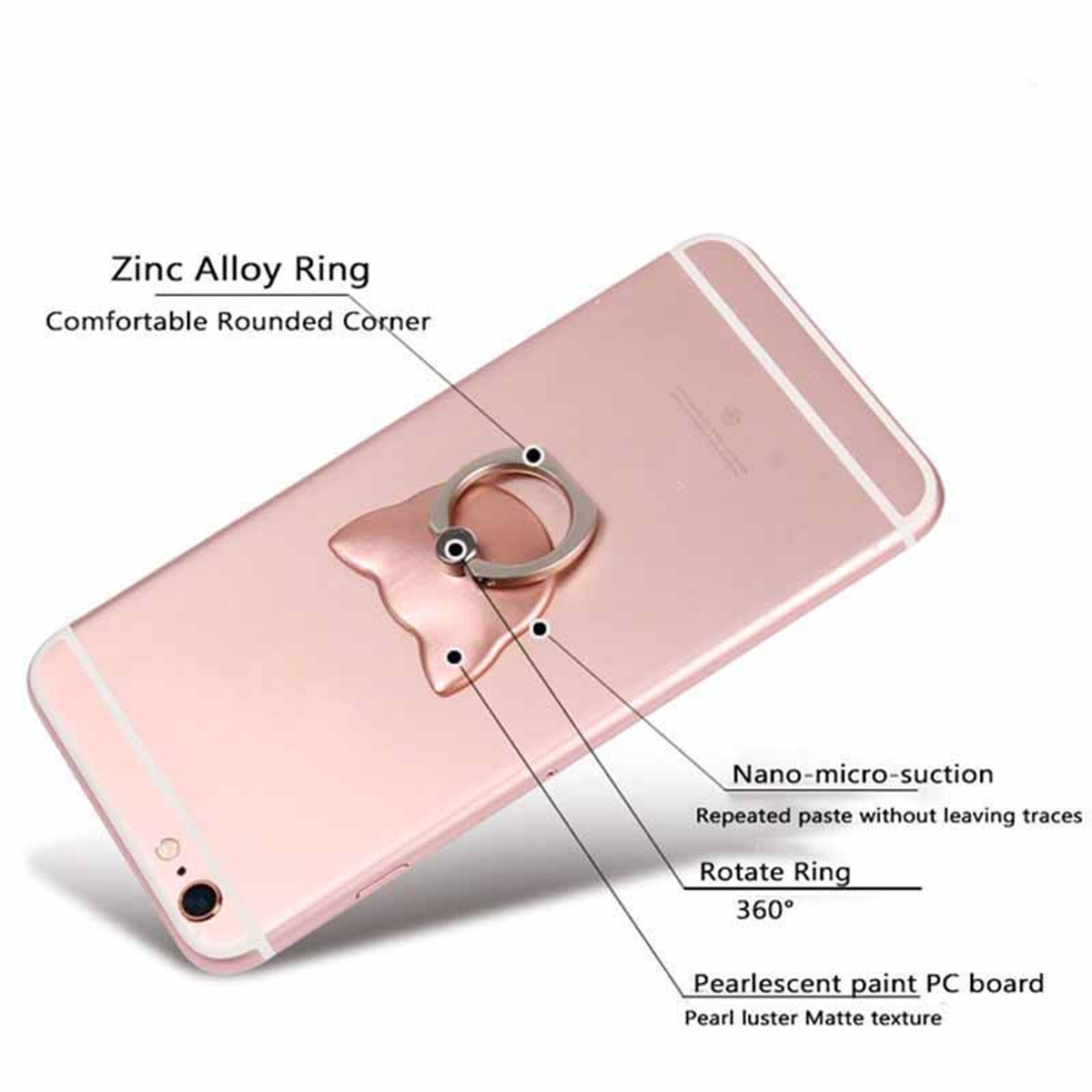 360 Degree Finger Ring Mobile Phone Smartphone Stand Holder Mofi Original Ring Holder