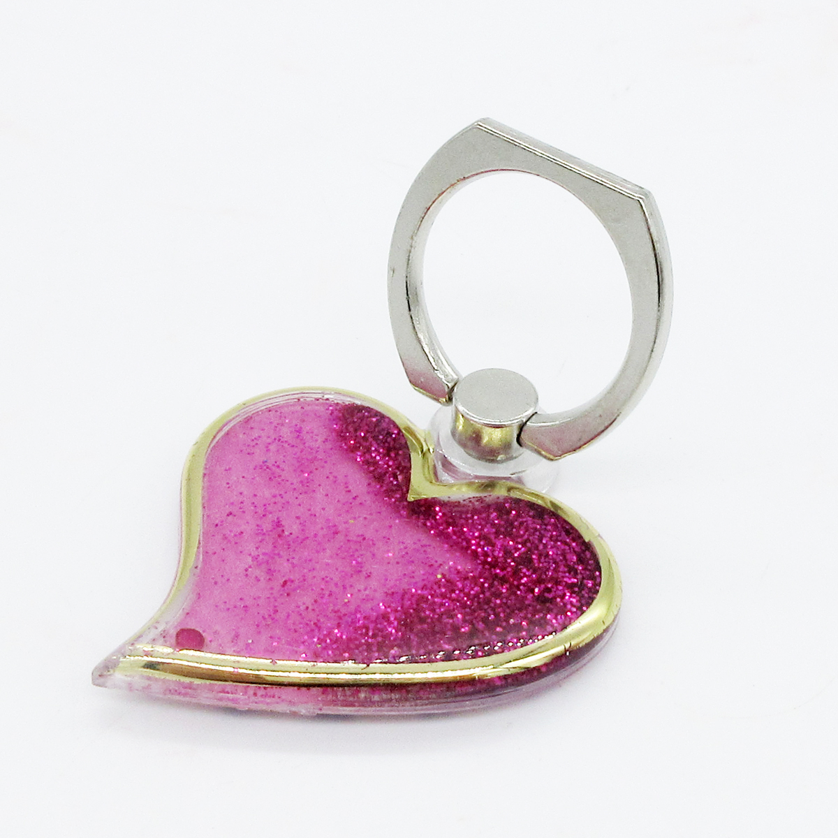 360 Degree Finger Ring Mobile Phone Smartphone Love the Quicksand Stand Holder