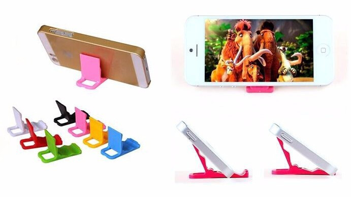 Phone Holder Mini Plastic Folding Support Universal Holder Phone Desktop for iPad iPhone 7 6s