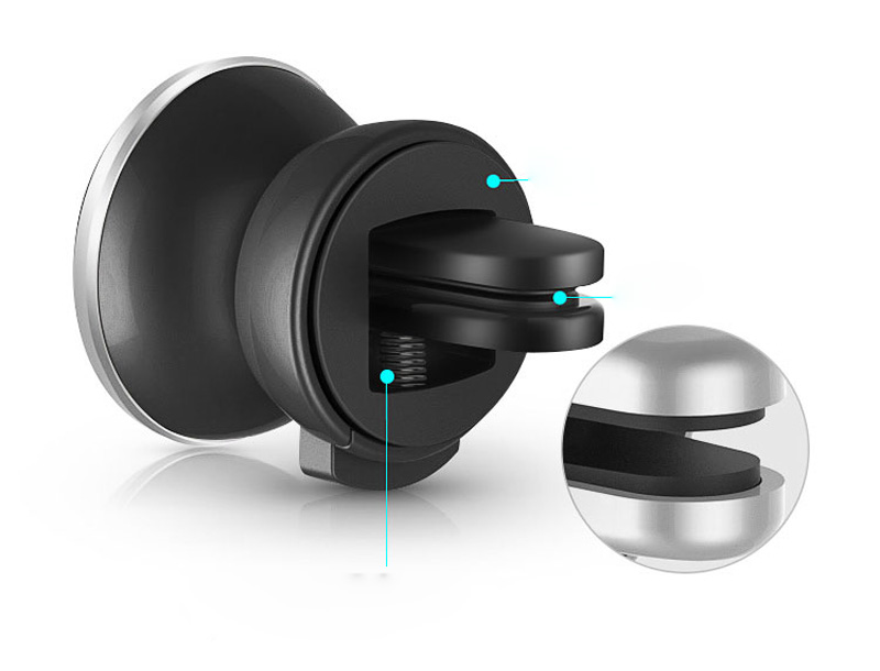 Universal Magnetic Car Phone Holder 360 Degree Rotatable Car Air Vent Outlet Mount for Phone