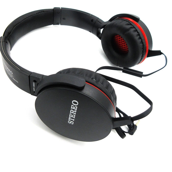 HiFi Stereo Bass Metal Headband Gaming Headset Headphones With Mic For All iPhone/ Android Phones/PC