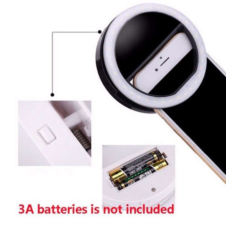 Mobile Phone Selfie Portable LED Ring Fill Light Photography Camera