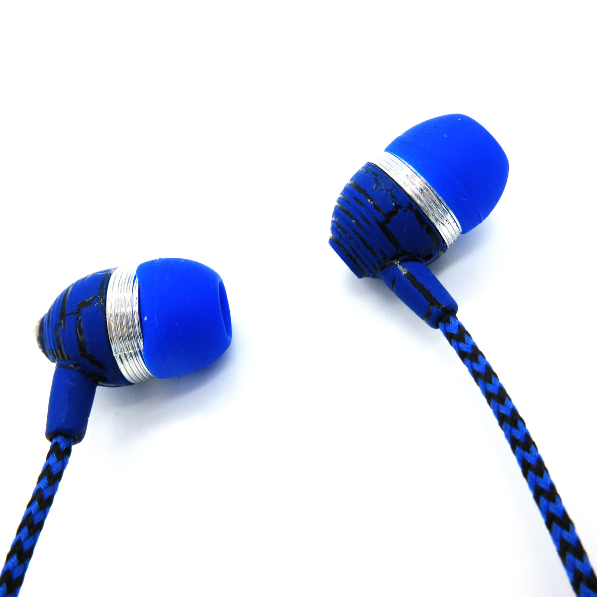 3.5mm In-ear Braided Wire Subwoofer Headset Crack for MP3/MP4/Xiaomi/Samsung