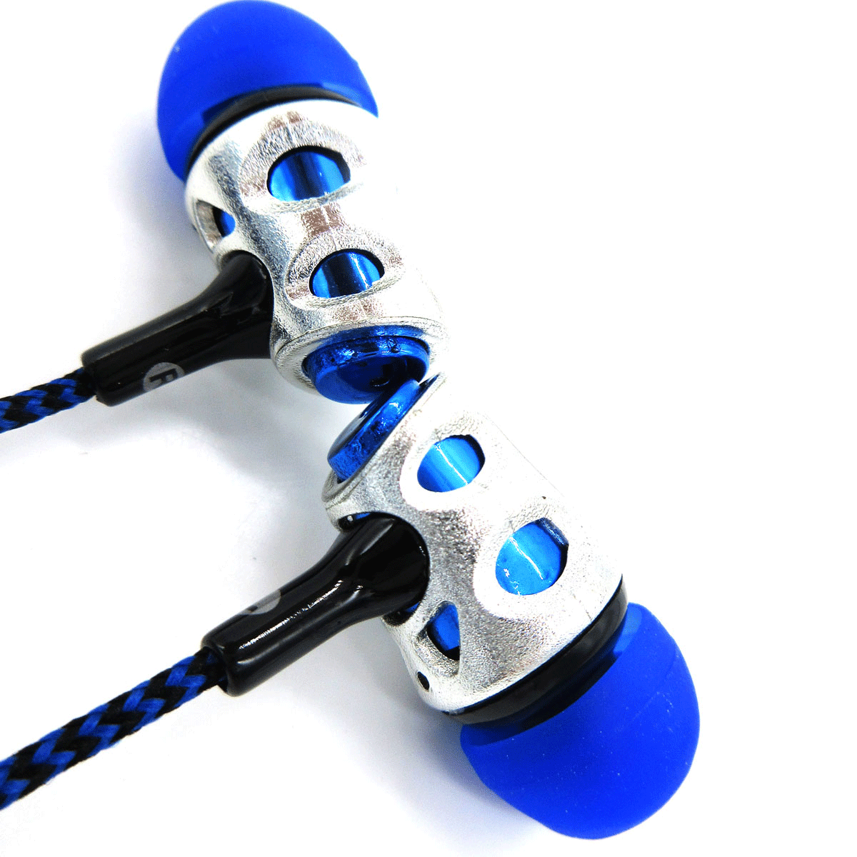 Hole Shape Stereo Music Earphone 3.5mm Wire Earphones with Microphone for IOS/HTC/Xiaomi