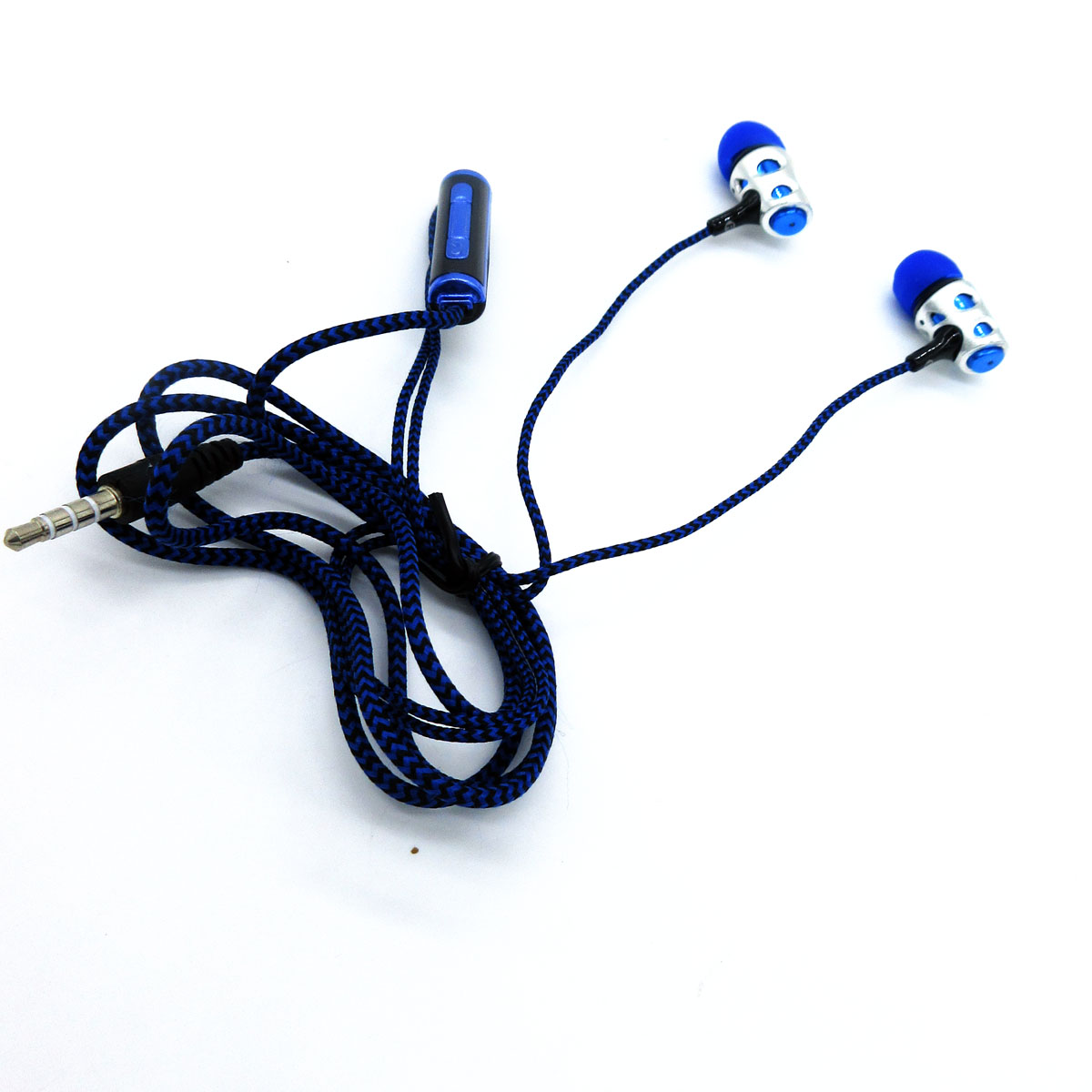 Hole Shape Stereo Music Earphone 3.5mm Wire Earphones with Microphone for IOS/HTC/Xiaomi