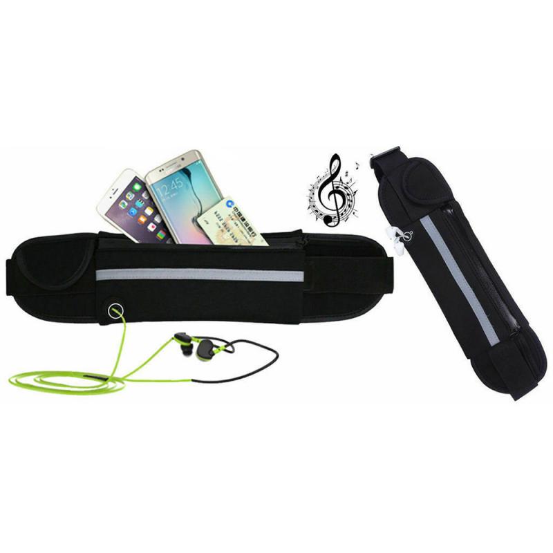 Waterproof Running Waist Bag Canvas Sports Jogging Portable Outdoor Phone Holder Belt Bag