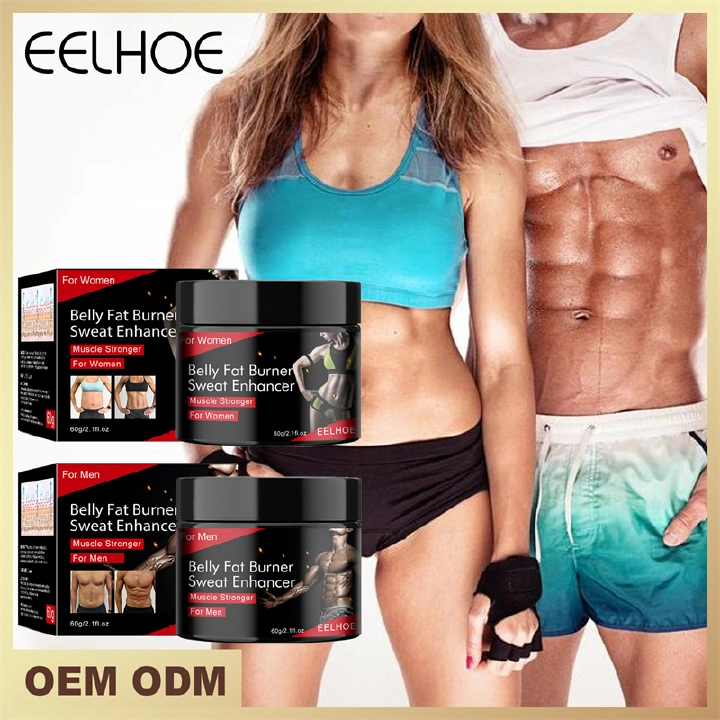 Eelhoe abdominal cream men's and women's shaping cream exercise strengthening muscle exercise sweating line Massage Cream