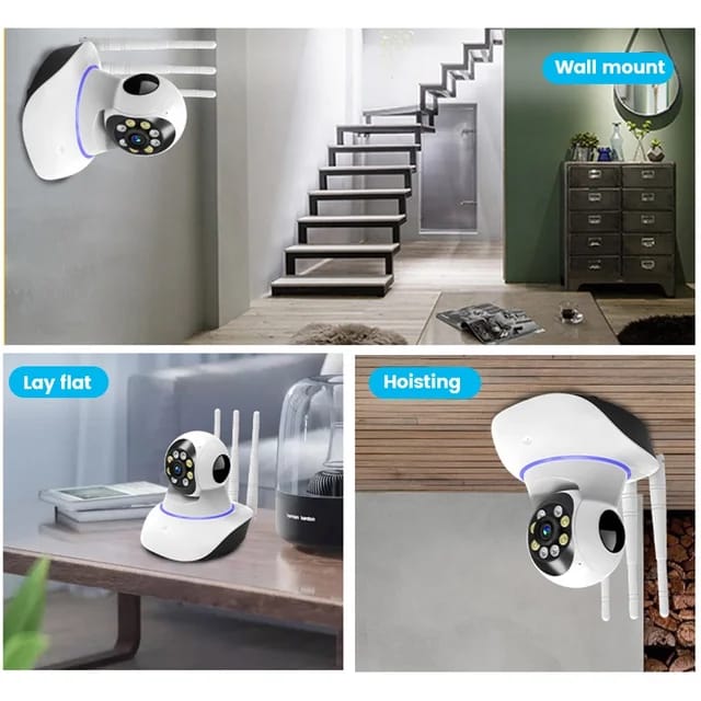360° PTZ WATERPROOF OUTDOOR WiFi SOLAR CCTV CAMERA