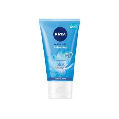OFFER!!! (PACK OF 2) NIVEA Refreshing Face Wash For Women -150ml,thoroughly yet gently & effectively cleanse skin while supporting it natural moisture balance. Enriched with lotus flower and  Hydra IQ