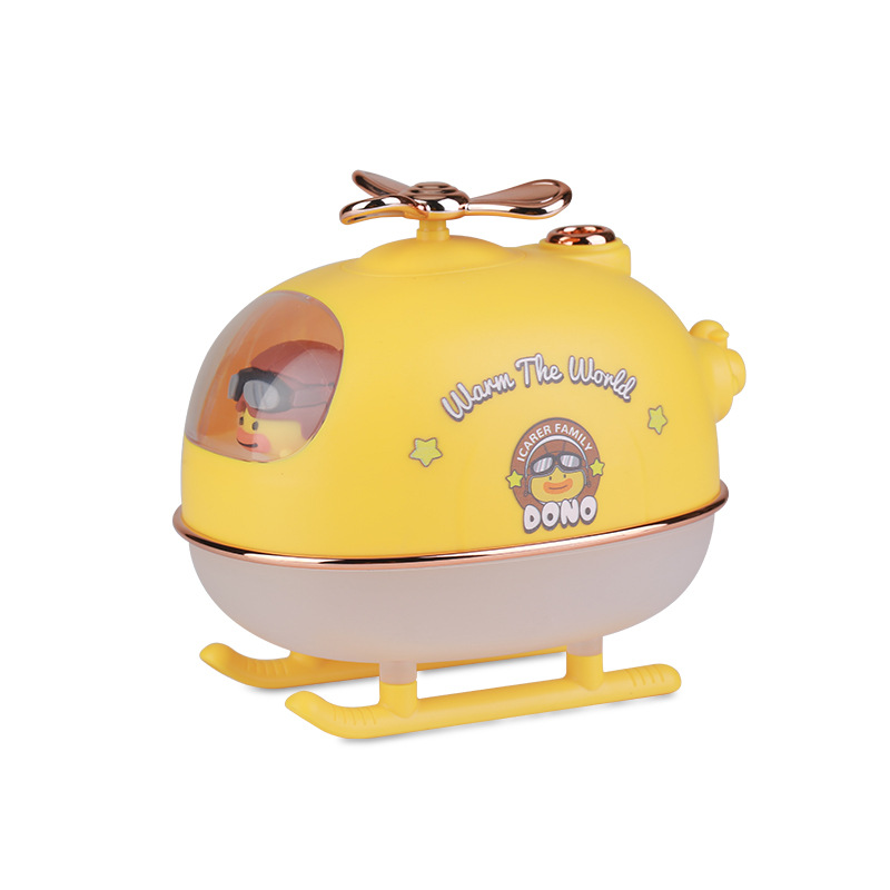 New usb humidifier helicopter pet doll household fog amount mini cartoon car atomizer aromatreatment