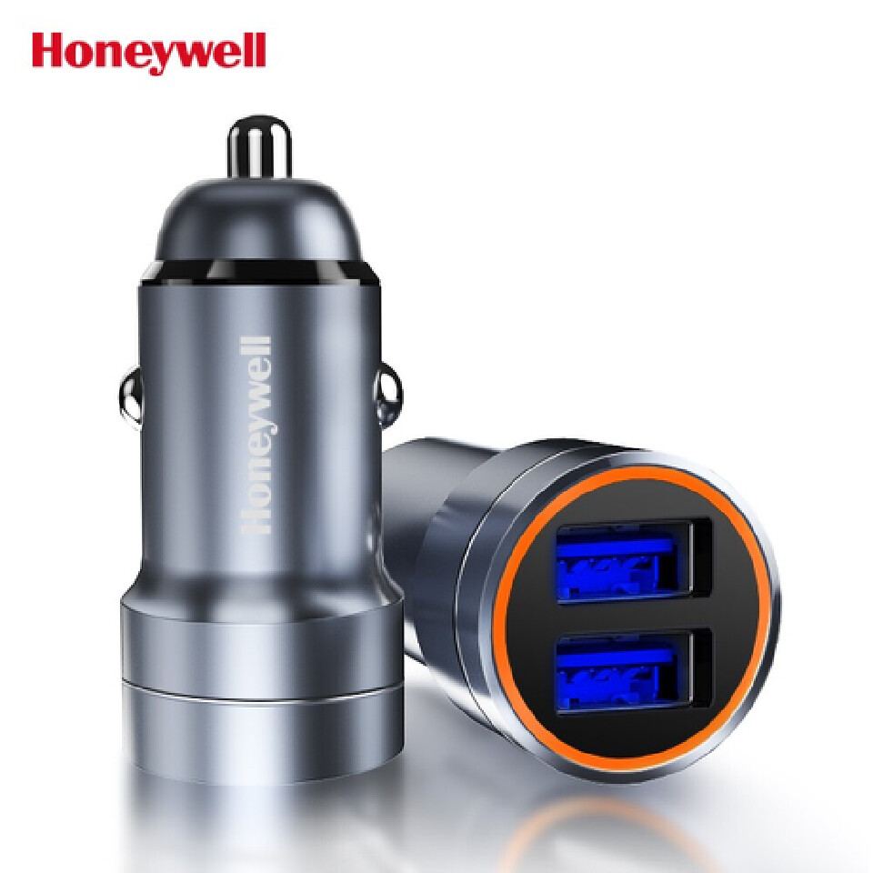 Honeywell Car charger Cigarette lighter one tow two pairs 4.8A quick charge 24W total power
