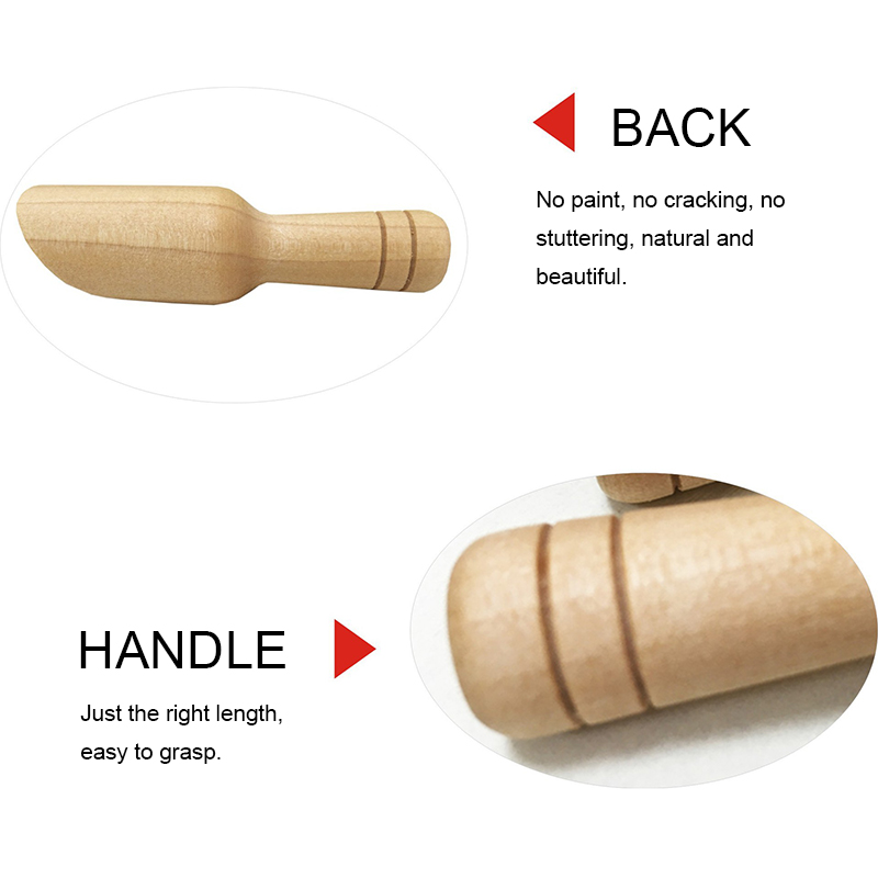 1/3Pcs Tea Spoon Small Wooden Salt Spoon Mini Shovels Wooden Teaspoon Milk Powder Scoops Teaware Accessories Kitchen Tools