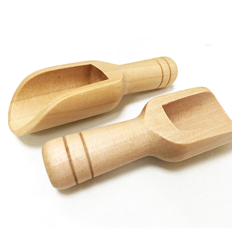 1/3Pcs Tea Spoon Small Wooden Salt Spoon Mini Shovels Wooden Teaspoon Milk Powder Scoops Teaware Accessories Kitchen Tools