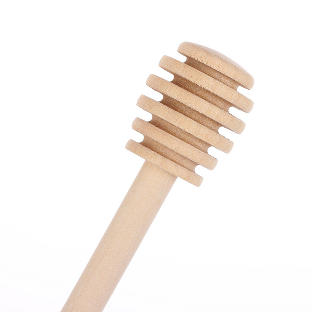 1PC Long Handle Wood Honey Spoon Coffee Milk Drinks Mini Wooden Stir Bar Honey Jar Mixing Stick Dessert Tools Kitchen Supplies