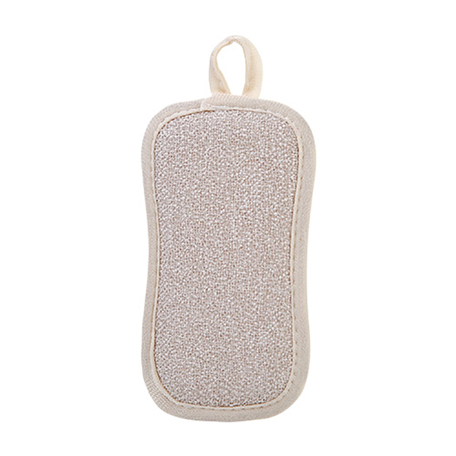 1Pcs Cleaning Sponge Washing Cloth Dish Pot Pan Non-Scratch Double-sided Microfiber Sponge Scrubber Home Kitchen Accessories