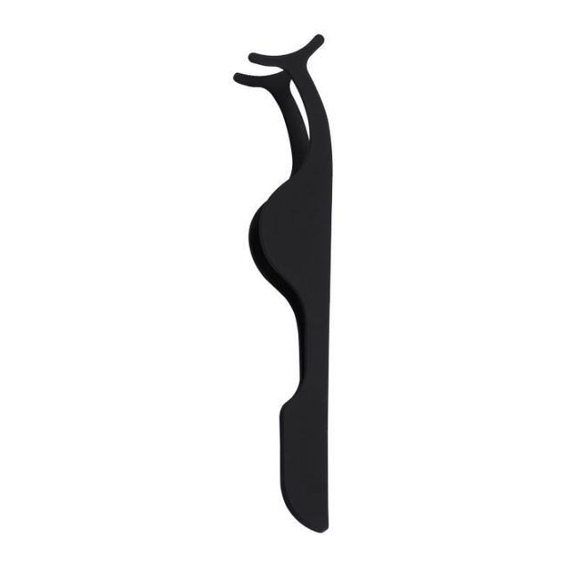 False Eyelash Tweezers Extension Clip T-shape Fake Eyelash Curler Stainless Steel Nipper Tool Fish Tail Clamp Makeup Tools view 4