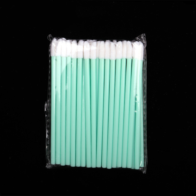 500 Pcs Disposable Hollow Lip Brush Lipstick Lip Glossy Mascara Wands Brush Cleaning Eyelash Extension Cosmetic Makeup Tools