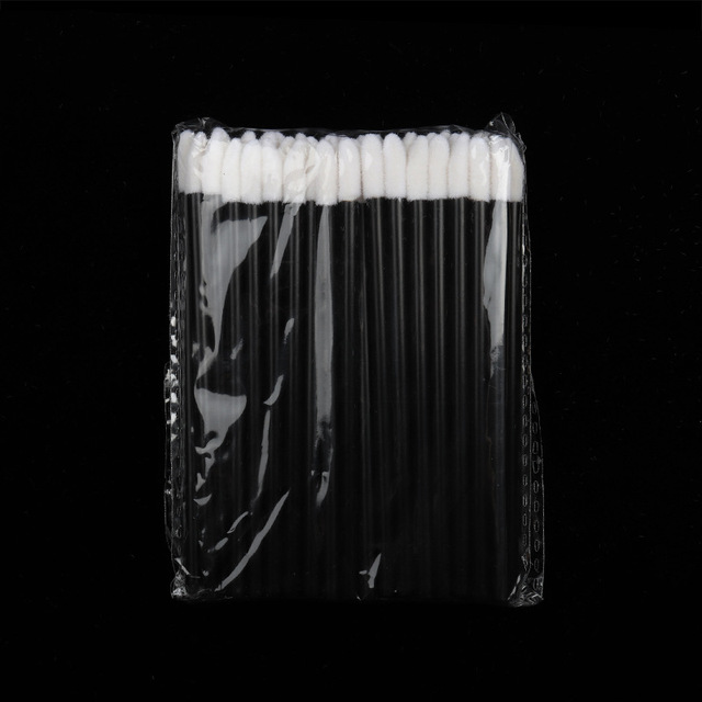 500 Pcs Disposable Hollow Lip Brush Lipstick Lip Glossy Mascara Wands Brush Cleaning Eyelash Extension Cosmetic Makeup Tools