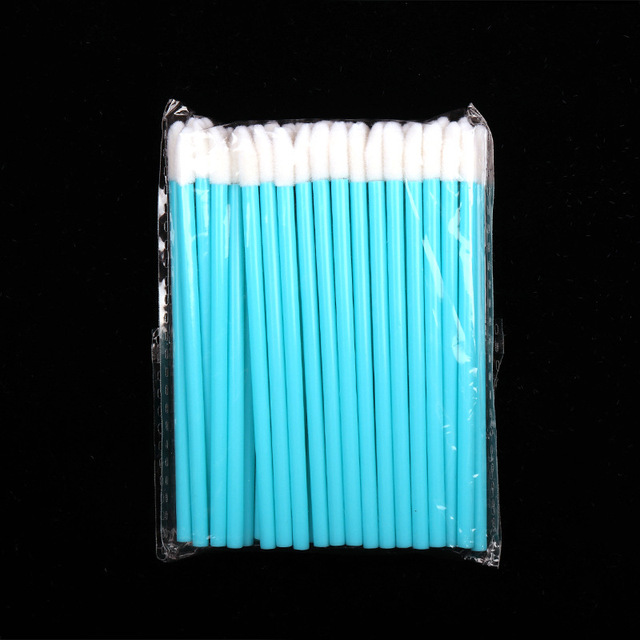 500 Pcs Disposable Hollow Lip Brush Lipstick Lip Glossy Mascara Wands Brush Cleaning Eyelash Extension Cosmetic Makeup Tools