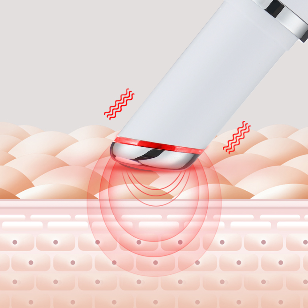 Electric Eye Massager Vibration Heated Eye Massage Device For Dark Circles Puffiness Eye Fatigue Removal Wrinkle Eye Care Pen