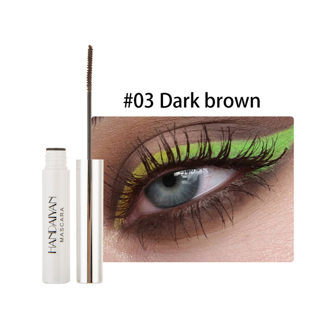 HANDAIYAN Colorful Eyelash Mascara Waterproof Eyelash Extension Curling Lengthenthick Curly Slender Color mascara Lashes Mascara view 3