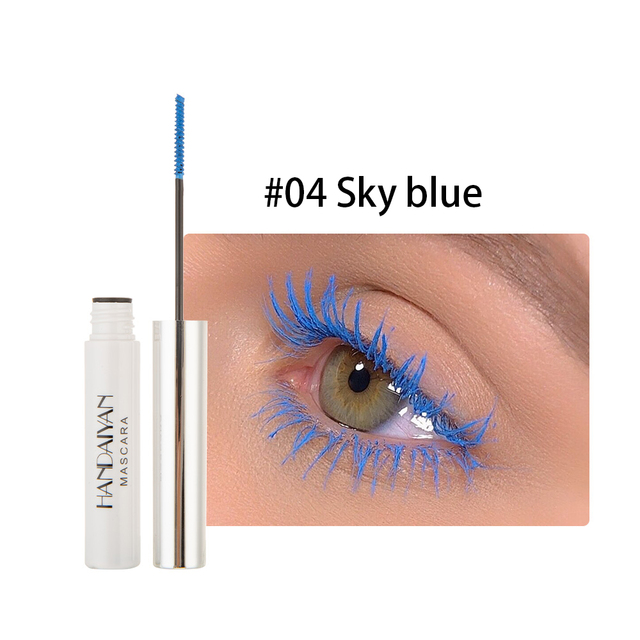 HANDAIYAN Colorful Eyelash Mascara Waterproof Eyelash Extension Curling Lengthenthick Curly Slender Color mascara Lashes Mascara view 4