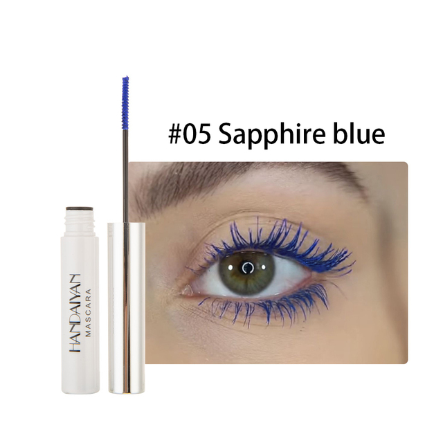 HANDAIYAN Colorful Eyelash Mascara Waterproof Eyelash Extension Curling Lengthenthick Curly Slender Color mascara Lashes Mascara view 5