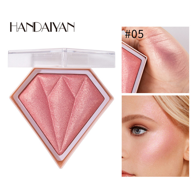 HANDAIYAN Smooth Diamond Highlighter Palette Fairy Powder Women Make up Face Brighten Body Glitter Professional Makeup Cosmetics