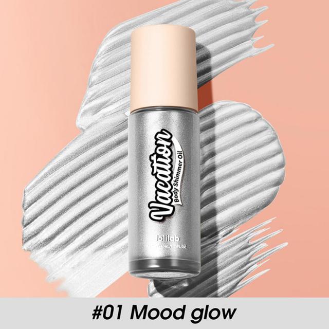LANGMANNI 40ml Liquid Highlight Brightening Liquid Face Lying Silkworm Diamond Body Highlighting Powder 6 Colors High Light