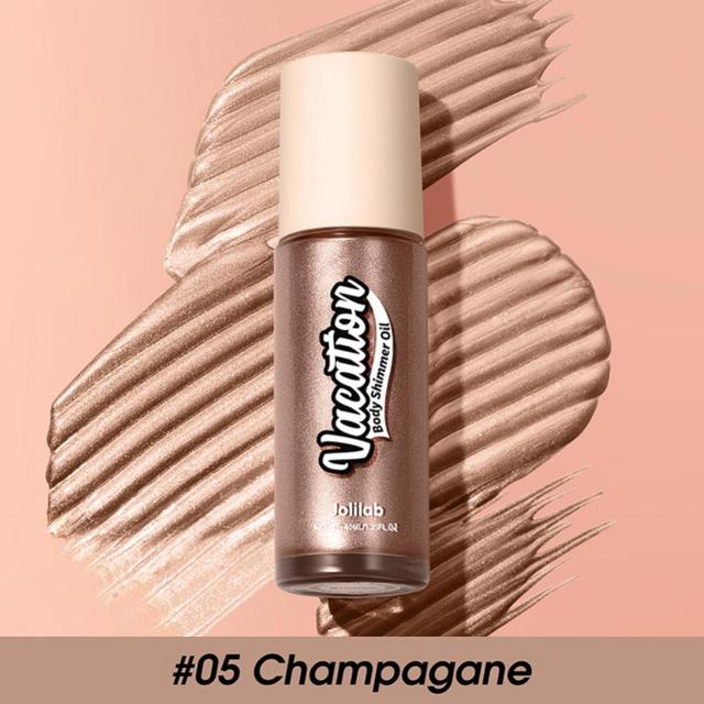 LANGMANNI 40ml Liquid Highlight Brightening Liquid Face Lying Silkworm Diamond Body Highlighting Powder 6 Colors High Light
