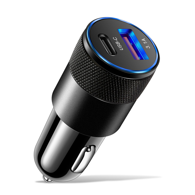 PD Car Charger Car Phone Charger USB C Fast Charging in Car USB-C Adapter For Xiaomi Note 11 10 iPhone 14 13 12 Car Charger
