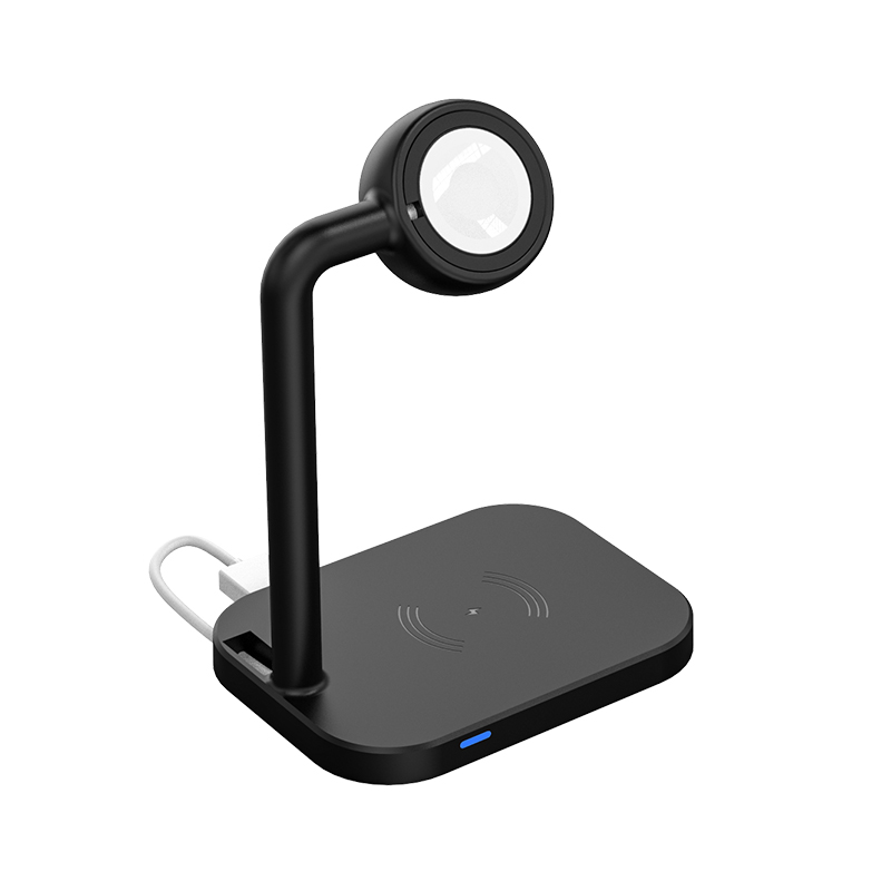 For Apple Watch SE 6 7 3 In 1 Qi Wireless Charger Stand Airpods Pro 15W Fast Charging Dock Station For iPhone 14 13 12 11 XS XR X 8 Fast Charging Adapter
