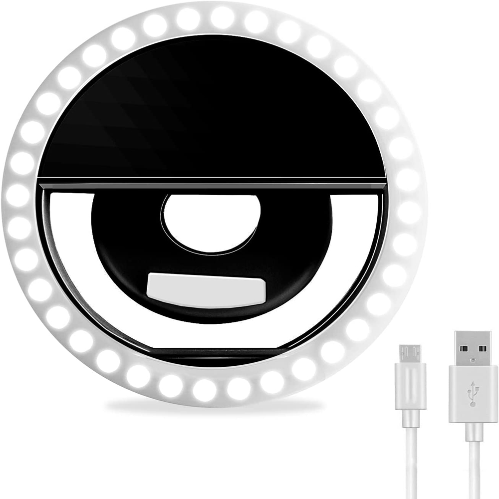 USB Charge Led Selfie Ring Light Mobile Phone Lens Selfie Lamp Ring Phone Selfie Light