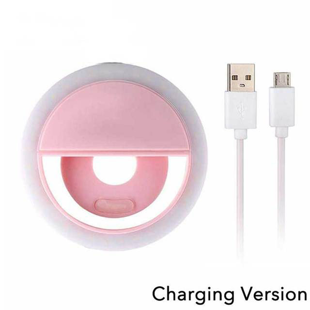 USB Charge Led Selfie Ring Light Mobile Phone Lens Selfie Lamp Ring Phone Selfie Light
