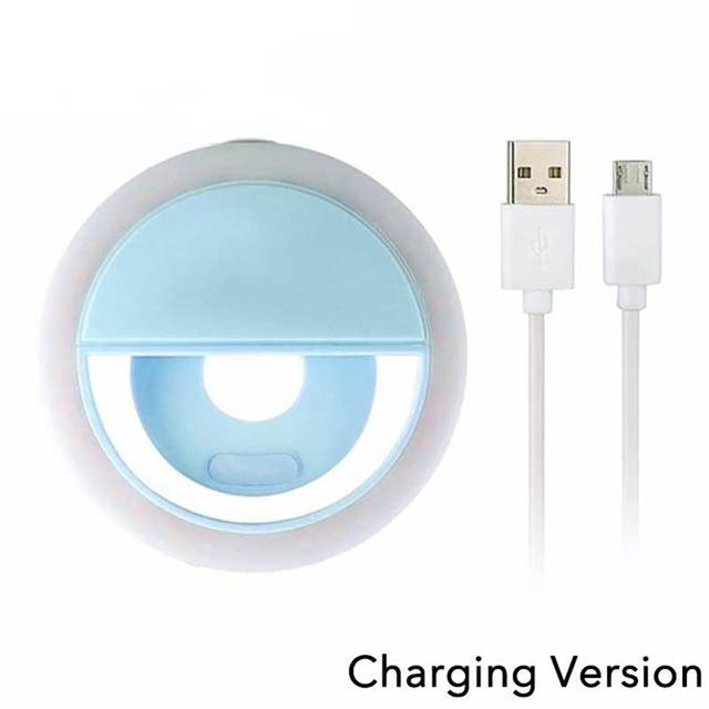 USB Charge Led Selfie Ring Light Mobile Phone Lens Selfie Lamp Ring Phone Selfie Light