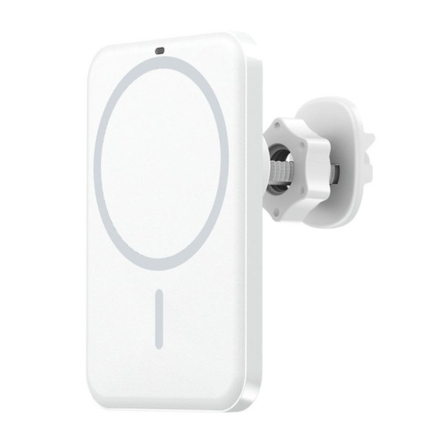 15W Magnetic Wireless Car Charger Mount Fast Charging Station Auto Phone Holder Air Vent Stand