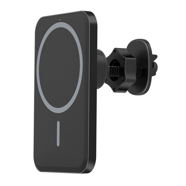 15W Magnetic Wireless Car Charger Mount Fast Charging Station Auto Phone Holder Air Vent Stand